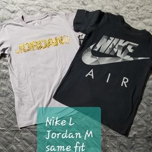 2 boys tops Jordan & Nike